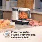 Baby Brezza One Step Baby Food Maker Deluxe – Apagado automático, apto para lavavajillas y licuadora al vapor + puré de
