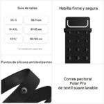 Polar H10 - Correa de pecho para monitor de frecuencia cardíaca, ANT + Bluetooth, sensor HR impermeable para hombres y m
