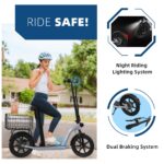 Hiboy VE1 PRO/ECOM 14 Electric Scooter - 500W/450W Motor Electric Scooter for Adults - 16"/14" Pneumatic Tires - 31 Mile