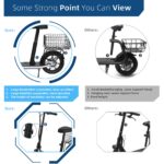 Hiboy VE1 PRO/ECOM 14 Electric Scooter - 500W/450W Motor Electric Scooter for Adults - 16"/14" Pneumatic Tires - 31 Mile