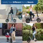 Hiboy VE1 PRO/ECOM 14 Electric Scooter - 500W/450W Motor Electric Scooter for Adults - 16"/14" Pneumatic Tires - 31 Mile