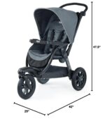 Chicco Activ3 - Cochecito para correr, cochecito todo terreno, compatible con asientos de automóvil infantiles Chicco (n