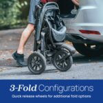 Chicco Activ3 - Cochecito para correr, cochecito todo terreno, compatible con asientos de automóvil infantiles Chicco (n
