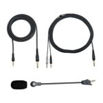 Auriculares para juegos de respaldo abierto Audio-Technica ATH-GDL3BK negros controladores 45 mm micrófono retráctil