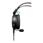 Auriculares para juegos de respaldo abierto Audio-Technica ATH-GDL3BK negros controladores 45 mm micrófono retráctil