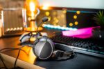 Auriculares Audio-Technica ATH-GL3BK cerrados para juegos con micrófono negro