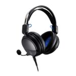 Auriculares Audio-Technica ATH-GL3BK cerrados para juegos con micrófono negro