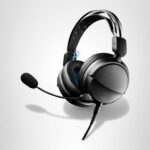 Auriculares Audio-Technica ATH-GL3BK cerrados para juegos con micrófono negro