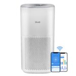 Purificador de Aire LEVOIT Core 600S filtro HEPA H13 WiFi inteligente para habitaciones grandes hasta 147 m2 ruido blanc