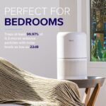 Purificador de Aire LEVOIT Core 600S filtro HEPA H13 WiFi inteligente para habitaciones grandes hasta 147 m2 ruido blanc