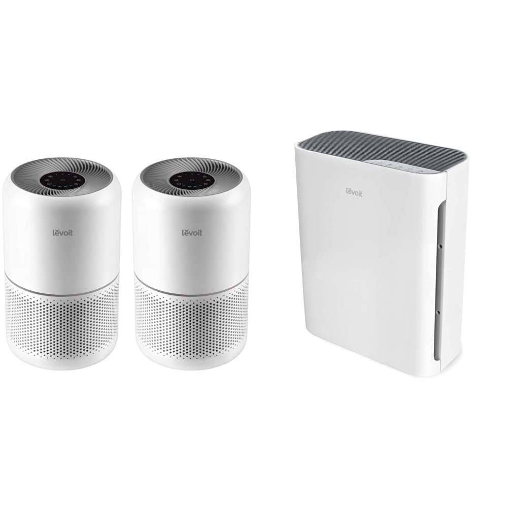 Version 1.0.0 Purificador de Aire LEVOIT Vital 100 filtro HEPA H13 lavable para habitaciones grandes mascotas alergias fumadores blanc