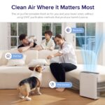 Purificador de Aire LEVOIT Vital 100 filtro HEPA H13 lavable para habitaciones grandes mascotas alergias fumadores blanc