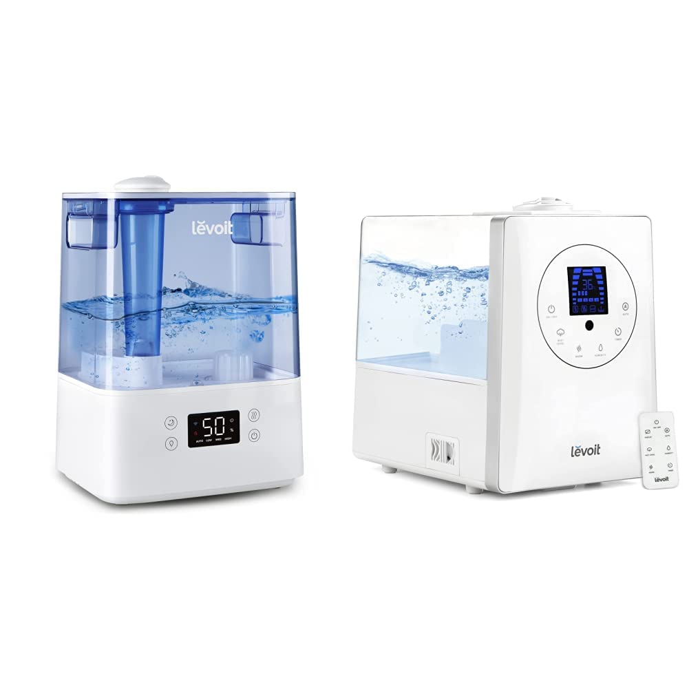 Version 1.0.0 Humidificador LEVOIT 6L Niebla Calida y Fria con Sensor Humedad y Aceite Esencial Dormitorio