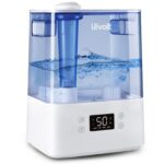 Humidificador LEVOIT 6L Niebla Calida y Fria con Sensor Humedad y Aceite Esencial Dormitorio