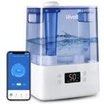 Humidificador LEVOIT 6L Niebla Calida y Fria con Sensor Humedad y Aceite Esencial Dormitorio