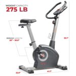 Bicicleta Estática Upright Sunny Health Fitness SF-B220045 Resistencia Magnética Volante 9lb Asiento Ajustable Bluetooth