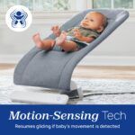 Chicco E-Motion Auto-Glider & Baby Bouncer, detección de movimiento, sonidos y melodías de la naturaleza, almohadilla de