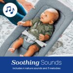 Chicco E-Motion Auto-Glider & Baby Bouncer, detección de movimiento, sonidos y melodías de la naturaleza, almohadilla de