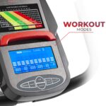 Bicicleta reclinada inteligente Sunny Health Fitness SF-RB4850SMART 16 niveles resistencia electromagnética sensores de