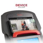 Bicicleta reclinada inteligente Sunny Health Fitness SF-RB4850SMART 16 niveles resistencia electromagnética sensores de