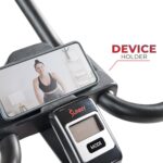 Sunny Health & Fitness Smart Endurance Exercise Bike w/Pulse Sensors Built-In, Adult Home Cardio Workout w/Adjustable Se