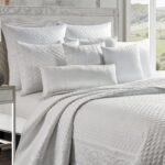 Colcha Five Queens Court Lincoln 2746020KCOV tamaño Cal King blanca 108 x 94 pulgadas