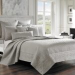 Colcha Five Queens Court Lincoln 2746020KCOV tamaño Cal King blanca 108 x 94 pulgadas