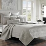 Colcha Five Queens Court Lincoln 2746020KCOV tamaño Cal King blanca 108 x 94 pulgadas
