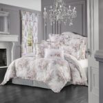 Edredon ropa de cama Five Queens Court 2741145QCS rubor queen 90x92 pulgadas 4 piezas