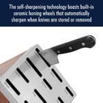 HENCKELS Solution - Juego de cuchillos afilados como navaja de 20 piezas, cuchillo de chef, cuchillo de pan, cuchillo pa