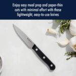 HENCKELS Solution - Juego de cuchillos afilados como navaja de 20 piezas, cuchillo de chef, cuchillo de pan, cuchillo pa