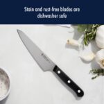 HENCKELS Solution - Juego de cuchillos afilados como navaja de 20 piezas, cuchillo de chef, cuchillo de pan, cuchillo pa