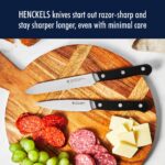HENCKELS Solution - Juego de cuchillos afilados como navaja de 20 piezas, cuchillo de chef, cuchillo de pan, cuchillo pa