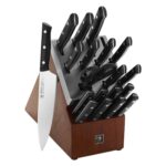 HENCKELS Dynamic Razor-Sharp - Juego de cuchillos de 20 piezas, cuchillo de chef, cuchillo de pan, cuchillo de carne, di