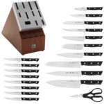 HENCKELS Dynamic Razor-Sharp - Juego de cuchillos de 20 piezas, cuchillo de chef, cuchillo de pan, cuchillo de carne, di