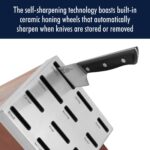 HENCKELS Dynamic Razor-Sharp - Juego de cuchillos de 20 piezas, cuchillo de chef, cuchillo de pan, cuchillo de carne, di