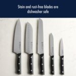HENCKELS Dynamic Razor-Sharp - Juego de cuchillos de 20 piezas, cuchillo de chef, cuchillo de pan, cuchillo de carne, di