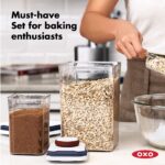 Juego de recipientes POP y moldes para hornear OXO Good Grips 28 piezas contenedores hermeticos con tapa y refractarios