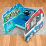 Melissa & Doug PAW Patrol Centro de actividades de madera Paw Patroller Espacio de juego multicara - Certificado FSC