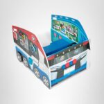 Melissa & Doug PAW Patrol Centro de actividades de madera Paw Patroller Espacio de juego multicara - Certificado FSC