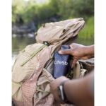 Filtro de Agua por Gravedad Portátil para Camping LifeStraw Peak Series LSPSF3MBWW 3 Litros Azul Montaña
