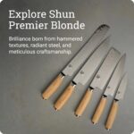 Shun Premier Blonde Cuchillo de pelar de 4 pulgadas, cuchillo japonés hecho a mano para verduras y frutas, núcleo VG-MAX