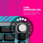 Teclado Mecánico Inalámbrico Cooler Master CK721 65% 2.4GHz Bluetooth Switches Rojos RGB Dial 3 Vías
