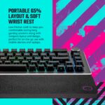 Teclado Mecánico Inalámbrico Cooler Master CK721 65% 2.4GHz Bluetooth Switches Rojos RGB Dial 3 Vías