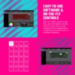 Teclado Mecánico Inalámbrico Cooler Master CK721 65% 2.4GHz Bluetooth Switches Rojos RGB Dial 3 Vías