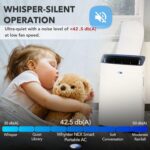 Aire acondicionado portátil Whynter ARC-1230WN 14000 BTU NEX inversor doble manguera deshumidificador ventilador WiFi ha