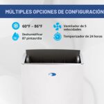 Aire acondicionado portátil Whynter ARC-1230WN 14000 BTU NEX inversor doble manguera deshumidificador ventilador WiFi ha
