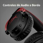 Auriculares Inalámbricos HyperX Cloud Alpha Wireless 4P5D4AA para PC Batería 300 Horas DTS Audio Espacial X Controladore