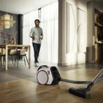 Aspiradora sin bolsa de trineo Miele Boost CX1 PowerLine SNRF0 tecnología Vortex 4 ajustes de succión filtro Hygiene Air
