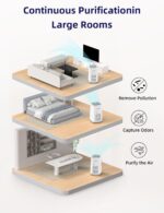 Purificador de aire inteligente NuWave OxyPure Zero 47251 para 186 m2 6 velocidades filtros lavables y reutilizables sin